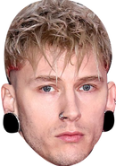 MGK Celebrity Face Mask Fancy Dress Cardboard Costume Mask