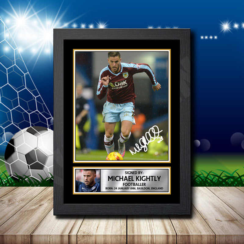 Michael Kightly Printed Signature Footballers Star Poster Print Framed Wall Art Gift – Michael Kightly Printed Signature Footballers Star Poster Print