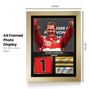 Michael Schumacher Signed Poster Print – Ferrari Formula 1 Wall Art – Printed Autograph F1 Racing Memorabilia – Motorsport Fan Gift Decor