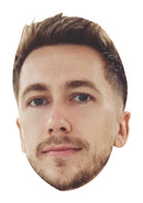Miniminter Sidemen Face Mask – YouTube Star Costume Mask for Stag Do, Hen Party, Fancy Dress & Influencer Events – Adult Card Mask