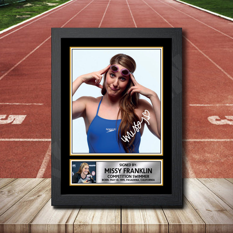 Missy Franklin 2 Printed Signature Athletics Star Poster Print Framed Wall Art Gift – Missy Franklin 2 Printed Signature Athletics Star Poster Print