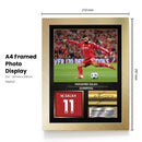 Mohamed Salah Liverpool Signed Poster Print – Football Wall Art – Printed Autograph Soccer Memorabilia – Liverpool FC Fan Gift Decor