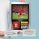 Mohamed Salah Liverpool Signed Poster Print – Football Wall Art – Printed Autograph Soccer Memorabilia – Liverpool FC Fan Gift Decor