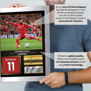 Mohamed Salah Liverpool Signed Poster Print – Football Wall Art – Printed Autograph Soccer Memorabilia – Liverpool FC Fan Gift Decor