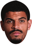 Morgan Gibbs White Face Mask 2026 – England Football Player Celebrity Card Face Mask – Celebrity Mask for Stag Do, Hen Night, Fancy Dress & Costume Parties – Funny Adult Card Mask