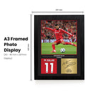 Mohamed Salah Signed Poster Print – Liverpool FC Football Wall Art – Printed Autograph Soccer Memorabilia – Mo Salah Fan Gift Decor