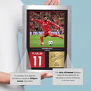 Mohamed Salah Signed Poster Print – Liverpool FC Football Wall Art – Printed Autograph Soccer Memorabilia – Mo Salah Fan Gift Decor