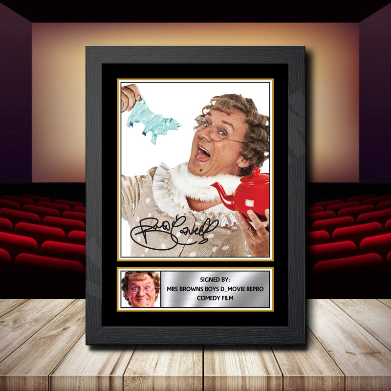 Mrs Browns Boys D Movie Repro Printed Signature Movie Star Poster Print Framed Wall Art Gift – Mrs Browns Boys D Movie Repro Printed Signature Movie Star Poster Print