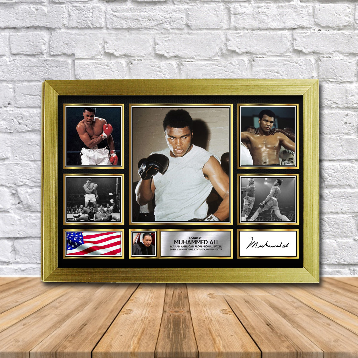 MUHAMMED ALI Boxing Gift Framed Printed Signature Star Poster Print Wall Art Gift – MUHAMMED ALI Boxing Gift Framed Printed Signature Star Poster Print Wall Art