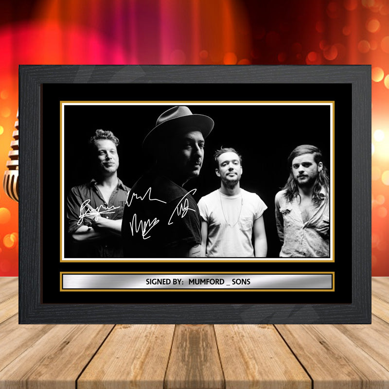 Mumford Sons 2 – Printed Signature Music-Landscape Star Print – Mumford Sons 2