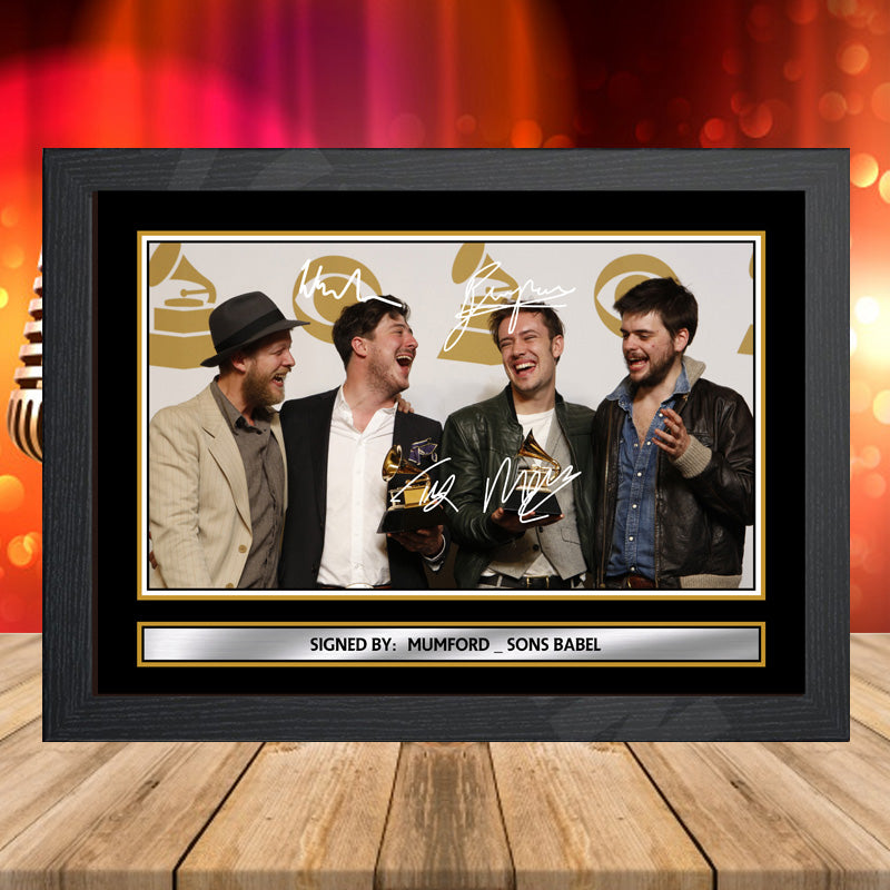 Mumford Sons Babel 2 – Printed Signature Music-Landscape Star Print – Mumford Sons Babel 2