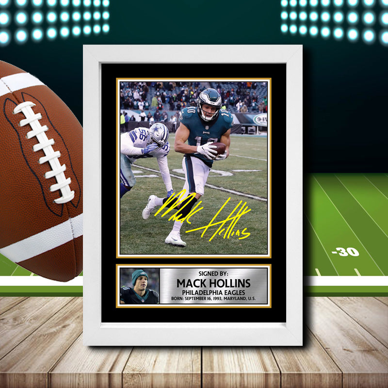 Mack Hollins – Printed Signature NFL Star Print – Mack Hollins