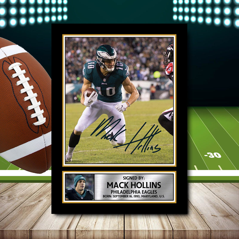 Mack Hollins 2 – Printed Signature NFL Star Print – Mack Hollins 2