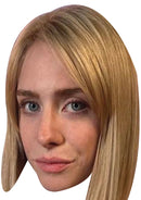 Maddie Phillips Celebrity Face Mask Fancy Dress Cardboard Costume Mask