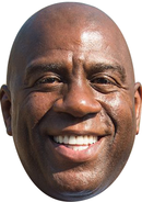 Magic Johnson Celebrity Face Mask Fancy Dress Cardboard Costume Mask