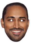 Mahesh Jadu - Vilgefortz of Roggeveen - The Witcher Celebrity Face Mask Fancy Dress Cardboard Costume Mask