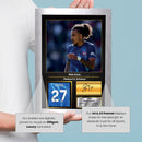 Malo Gusto Signed Football Memorabilia – Framed Autograph Display with Chelsea & France Tribute – Collector’s Gift