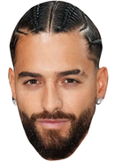 Maluma Celebrity Face Mask Fancy Dress Cardboard Costume Mask