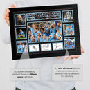 Manchester City Premier League Football Team Framed Autographed Print - Limited Edition Autograph Fan Gift – Collectible Memorabilia Merchandise