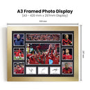 Manchester United Premier League Football Team Framed Autographed Print - Limited Edition Autograph Fan Gift – Collectible Memorabilia Merchandise