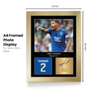 James Tavernier Signed Poster Print – Rangers FC Captain Tribute Wall Art with Signature & Jersey No. 2 – Premier Defender Icons Memorabilia for Fans & Collectors