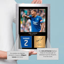James Tavernier Signed Poster Print – Rangers FC Captain Tribute Wall Art with Signature & Jersey No. 2 – Premier Defender Icons Memorabilia for Fans & Collectors