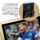 James Tavernier Signed Poster Print – Rangers FC Captain Tribute Wall Art with Signature & Jersey No. 2 – Premier Defender Icons Memorabilia for Fans & Collectors