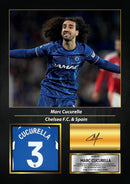 Marc Cucurella Signed Football Memorabilia – Framed Autograph Display with Chelsea & Spain Tribute – Collector’s Gift