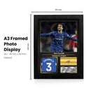 Marc Cucurella Signed Football Memorabilia – Framed Autograph Display with Chelsea & Spain Tribute – Collector’s Gift