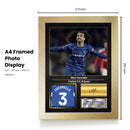 Marc Cucurella Signed Football Memorabilia – Framed Autograph Display with Chelsea & Spain Tribute – Collector’s Gift