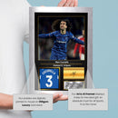 Marc Cucurella Signed Football Memorabilia – Framed Autograph Display with Chelsea & Spain Tribute – Collector’s Gift
