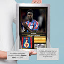 Marc Guéhi Signed Football Memorabilia – Framed Autograph Display with Crystal Palace & England Tribute – Collector’s Gift