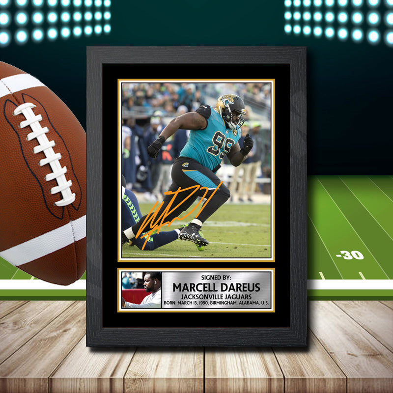 Marcell Dareus 2 – Printed Signature NFL Star Print – Marcell Dareus 2