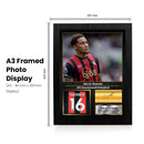 Marcus Tavernier Printed Signed Poster – AFC Bournemouth & England Midfielder Tribute Wall Art with Jersey & Bio Plaque – Premier League Football Memorabilia for Fans & Collectors