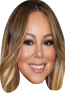 Mariah Carey 2025 Celebrity Face Mask Fancy Dress Cardboard Costume Mask