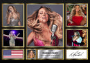 Mariah Carey Singers Framed Autographed Print - Limited Edition Autograph Fan Gift – Collectible Memorabilia Merchandise