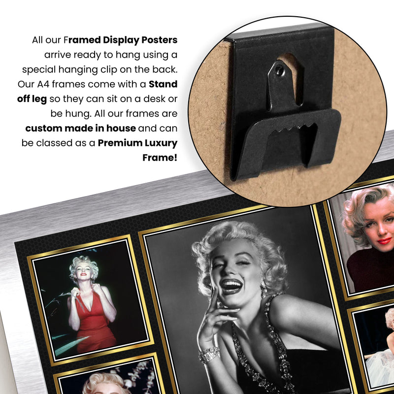 Marilyn Monroe Actors Framed Autographed Print - Limited Edition Autograph Fan Gift – Collectible Memorabilia Merchandise