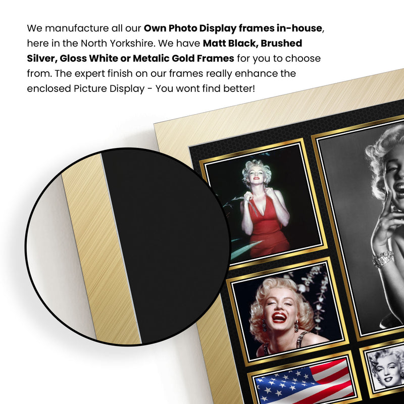 Marilyn Monroe Actors Framed Autographed Print - Limited Edition Autograph Fan Gift – Collectible Memorabilia Merchandise