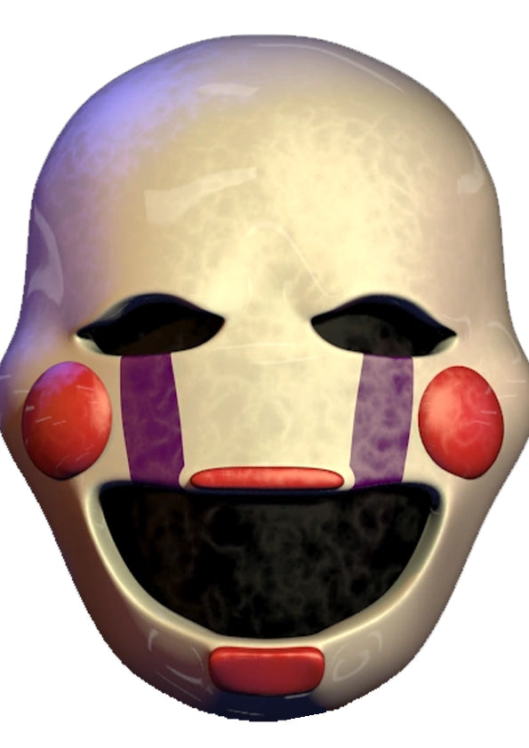 Marionette Puppet Five Nights at Freddy's Movie Gaming Cardboard Celebrity Party Face Mask – Marionette Puppet Five Nights at Freddy's Movie Gaming Party Face Mask