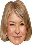 Martha Stewart Celebrity Face Mask Fancy Dress Cardboard Costume Mask