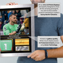 Martin Dúbravka Printed Signed Poster – Newcastle United FC & Slovakia Goalkeeper Tribute Wall Art with Jersey & Bio Plaque – Premier League Football Memorabilia for Fans & Collectors