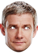 Martin Freeman - Dr. John Watson - Sherlock Celebrity Face Mask Fancy Dress Cardboard Costume Mask