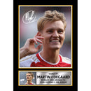 Martin Ødegaard Signed Autographed Portrait Poster Print – Norway & Arsenal F.C. Captain – Football Memorabilia Wall Art