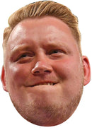 Martin Schindler - Darts Face Mask Fancy Dress Cardboard Costume Mask