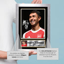 Martin Zubimendi Signed Autograph Poster Print – Arsenal F.C. Midfielder – Tribute Wall Art for Fans & Collectors