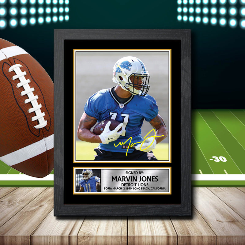 Marvin Jones 2 – Printed Signature NFL Star Print – Marvin Jones 2