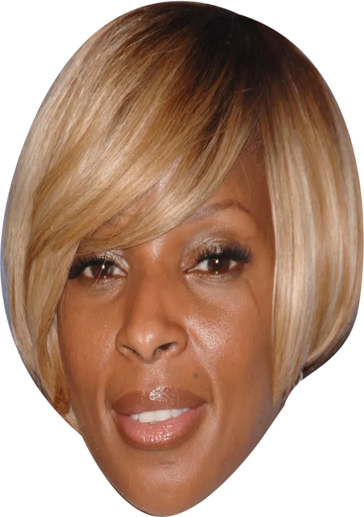 Mary J Blige Celebrity Face Mask Fancy Dress Cardboard Costume Mask – Mary J Blige Face Mask