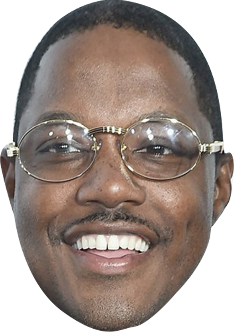 Mase Celebrity Face Mask Fancy Dress Cardboard Costume Mask