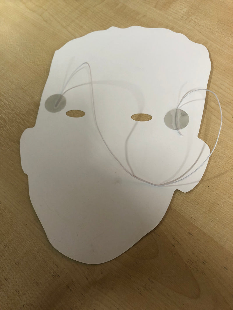 David Attenborough Celebrity Face Mask Fancy Dress Cardboard Costume Mask