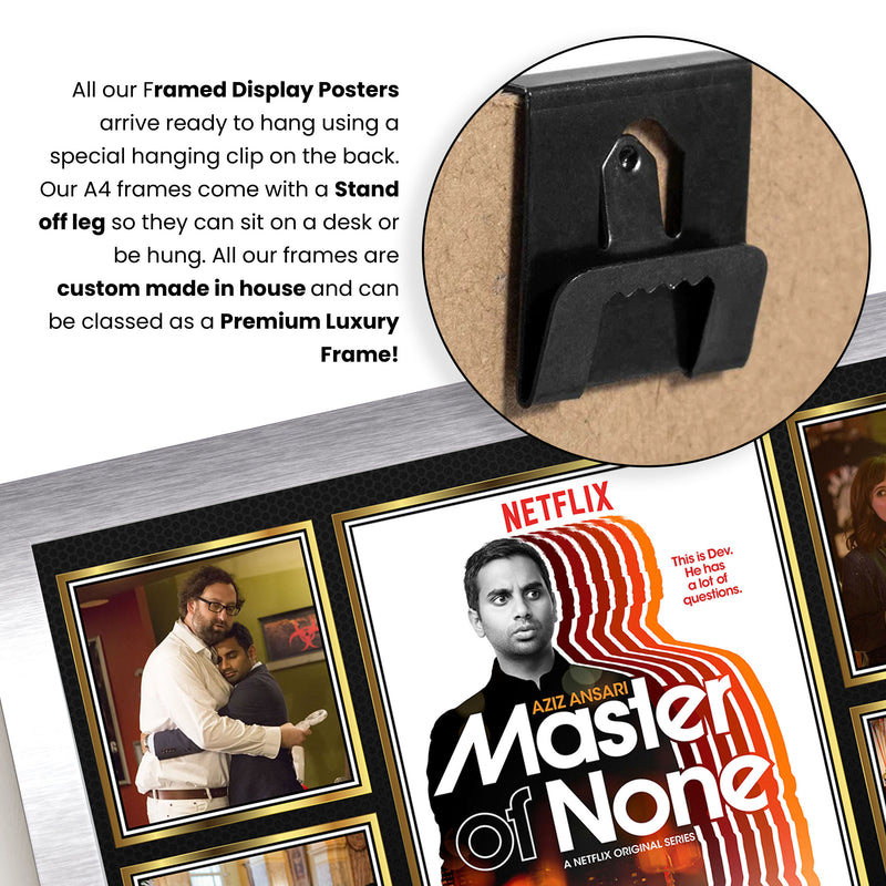 Master of None Netflix Shows Framed Autographed Print - Limited Edition Autograph Fan Gift – Collectible Memorabilia Merchandise